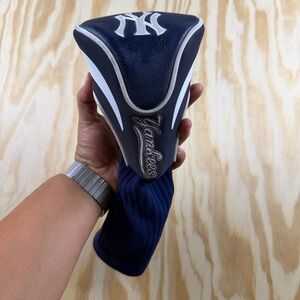 MLB New York Yankees Golf Headcover Navy Blue Fairway Wood 3 Embroidered Logo